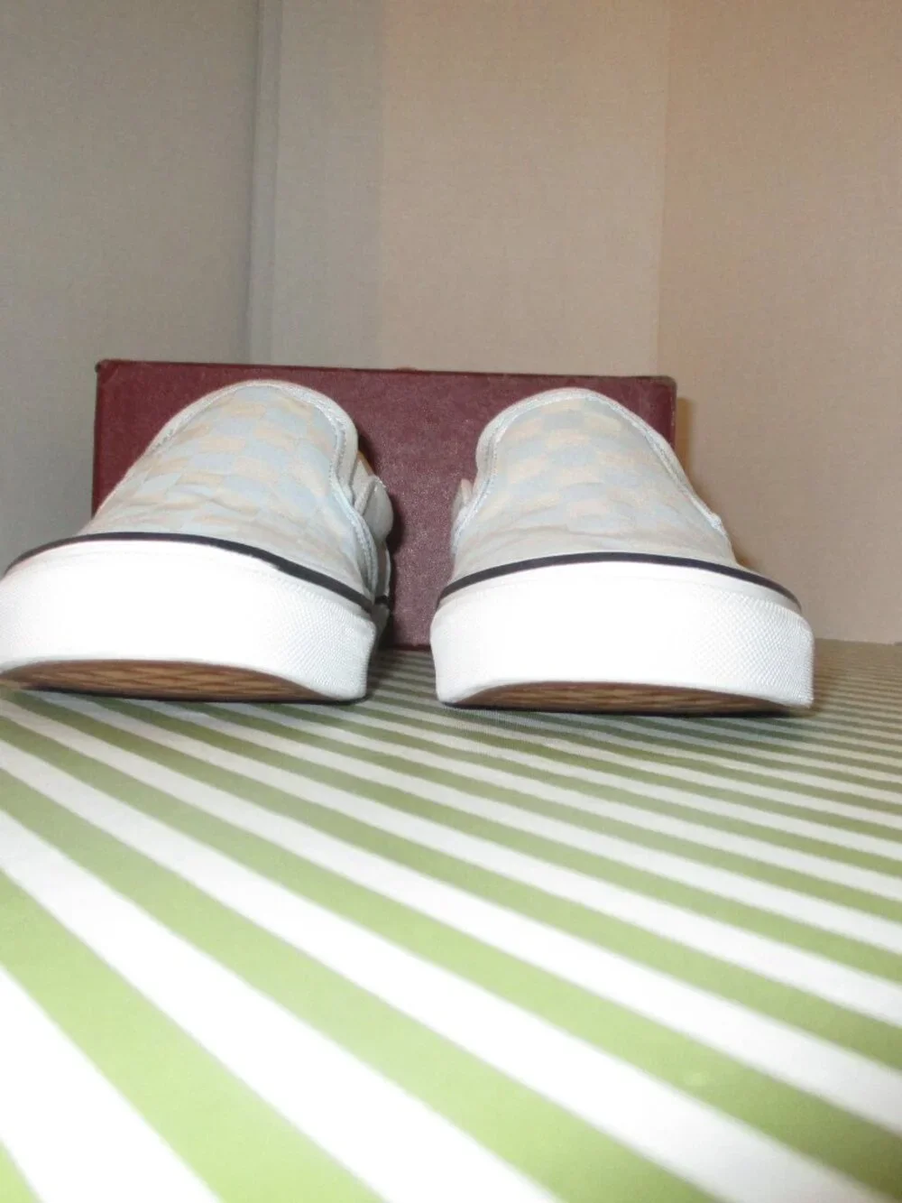 Vans Blue Checkerboard Sneakers
